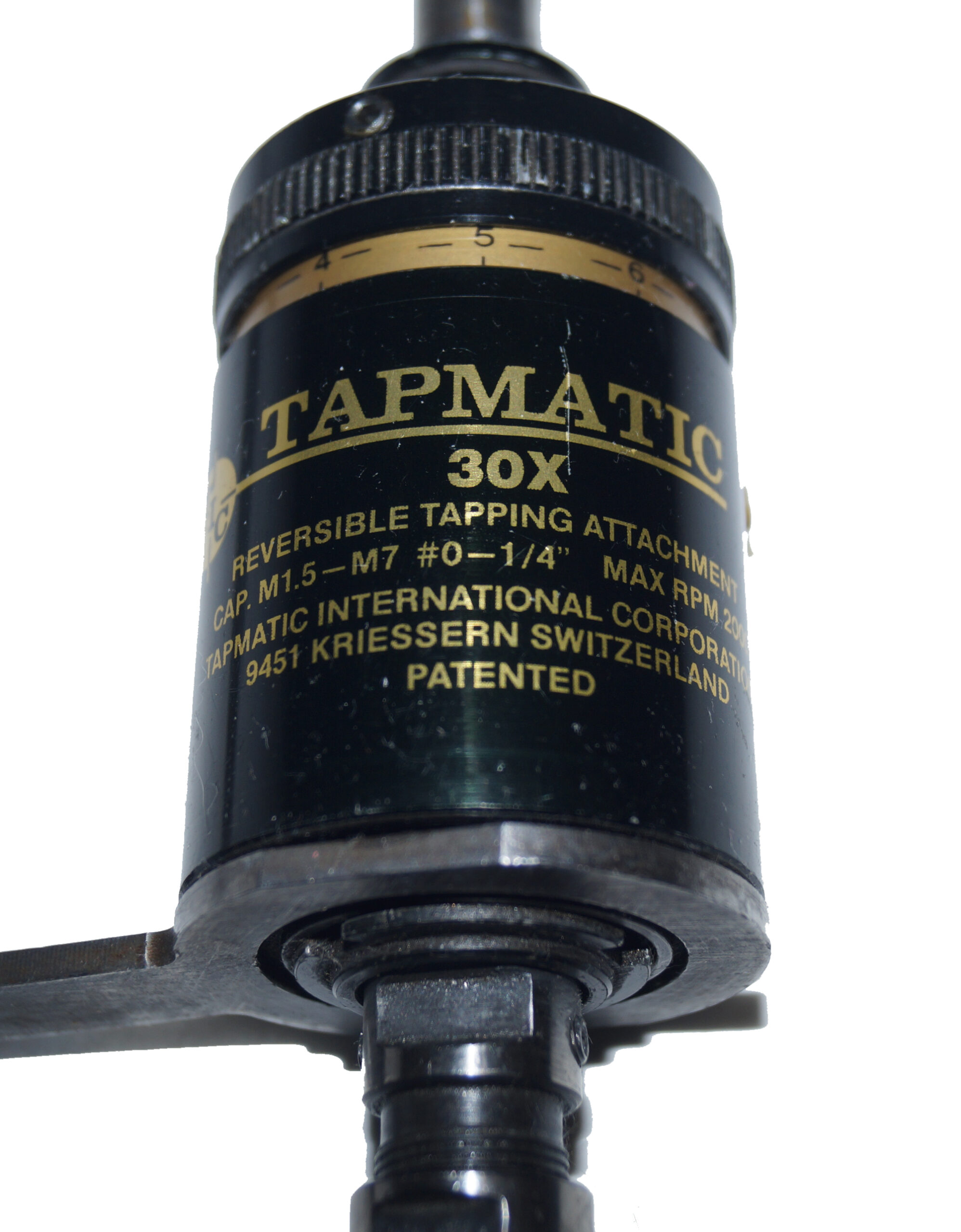 TAPMATIC #4 to 1/4 (M2.5-M7) CNC TAPPING HEAD ATTACHMENT w/ BT35 SHANK -  #N/C-R