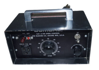 Dumore 2-100 Speed Control