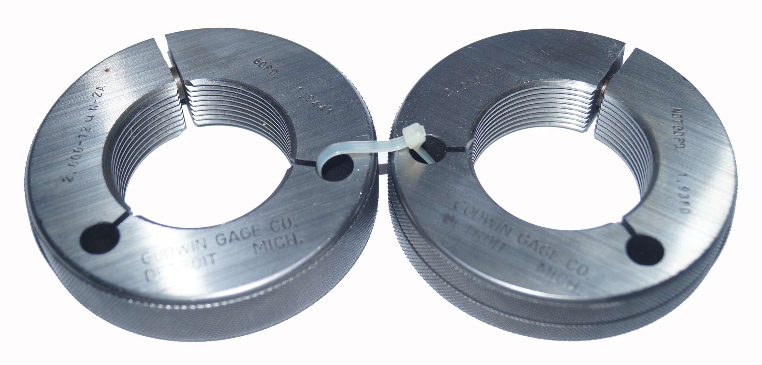 2-12 UN Thread Ring Gage 2A GO NOGO 100% Calibrated Ship by FedEx Delivery in 4 Days