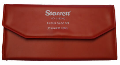 Starrett Radius Gage Set Metric S167MCHZH