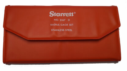 Starrett Radius Gage Set S167 DZ