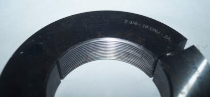 2-3/4-16-UNJ-3A Thread Ring Gage Set Go 2.7094 NoGo 2.7053