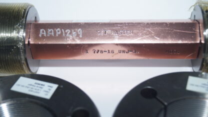 1-7/16"-16 UNJ-3A Thread Master Setting Plugs w- Rings Go: 1.8344" / NoGo: 1.8304"