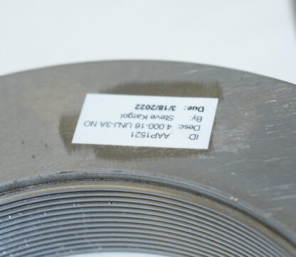 Hemco 4-16 UNJ-3A Thread Ring Gages Go 3.9594 Lo 3.9550