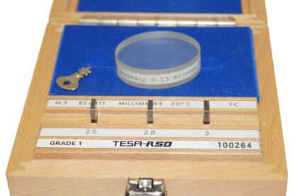 TESA RSD Optical Flat Calibration Kit